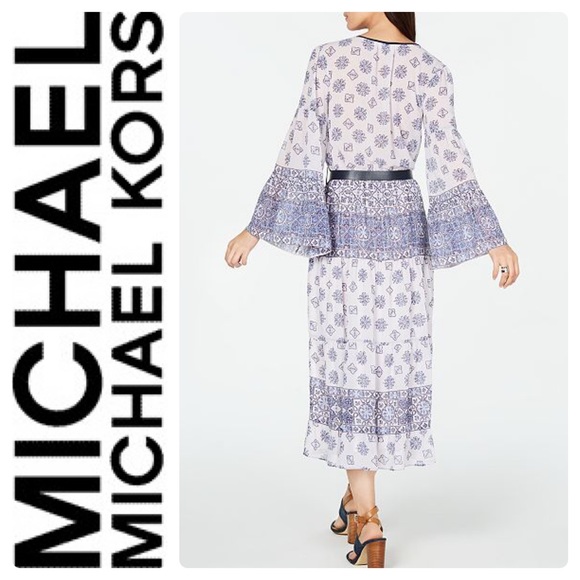 michael kors peasant dress